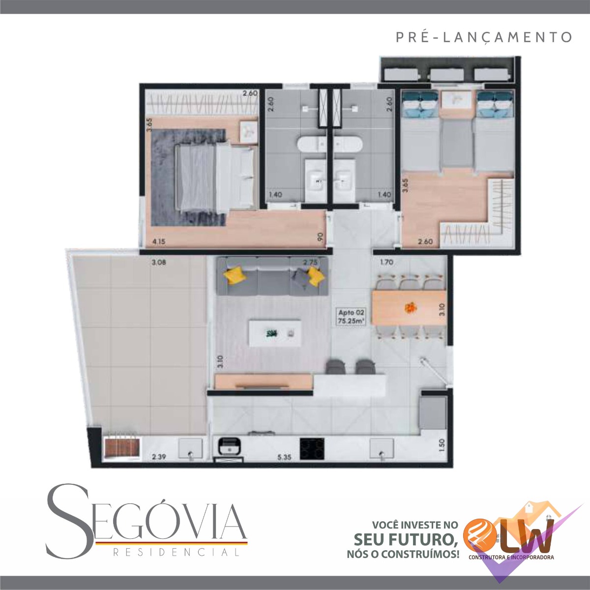Segóvia Residencial - Lançamento em Caraguatatuba.