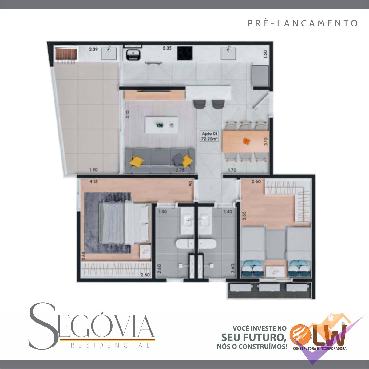 Segóvia Residencial - Lançamento em Caraguatatuba.