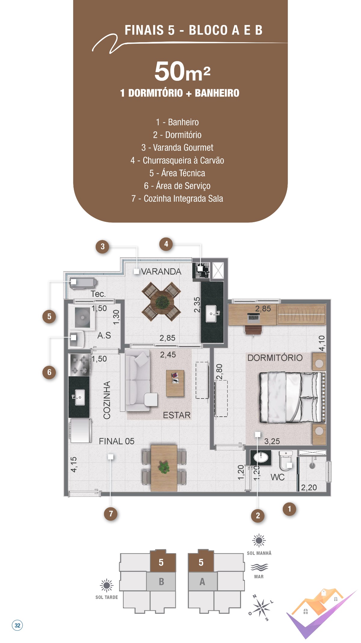 Apartamento, 1 quarto, 50 m² - Foto 30