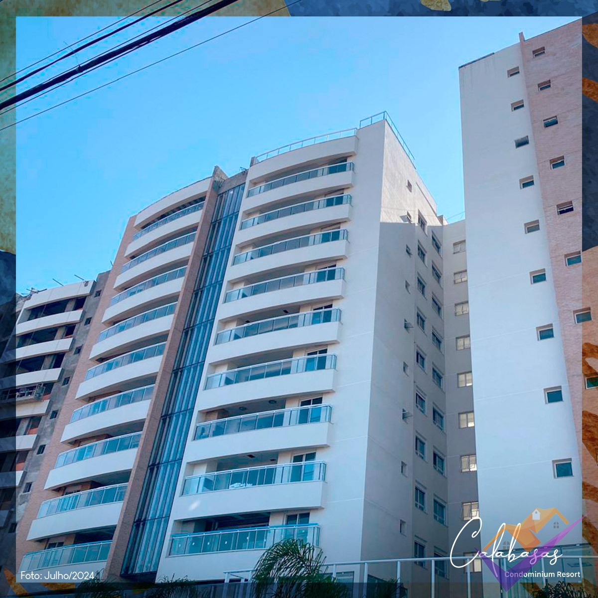 Calabasas Condominium Resort, Apartamento Alto Padrão, frente a praia do Indáia, Caraguatatuba/SP