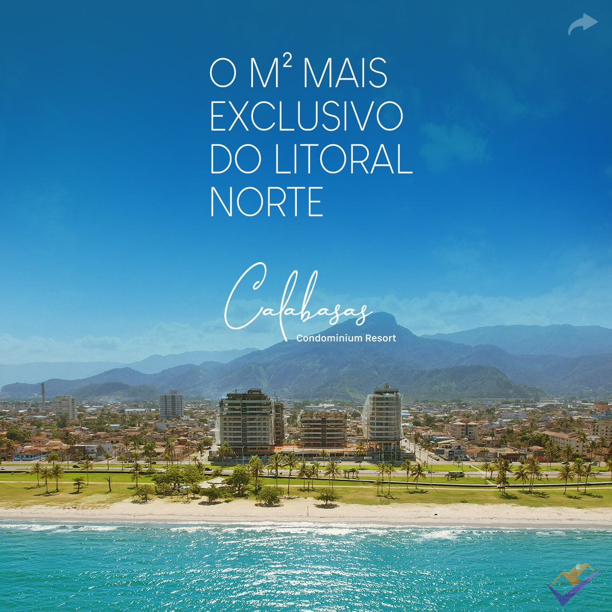 Calabasas Condominium Resort, Apartamento Alto Padrão, frente a praia do Indáia, Caraguatatuba/SP