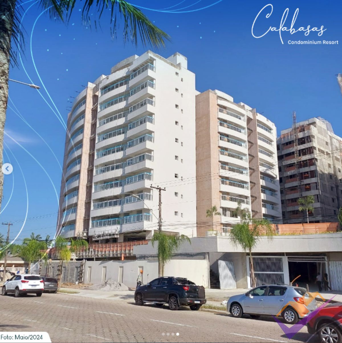 Calabasas Condominium Resort, Apartamento Alto Padrão, frente a praia do Indáia, Caraguatatuba/SP
