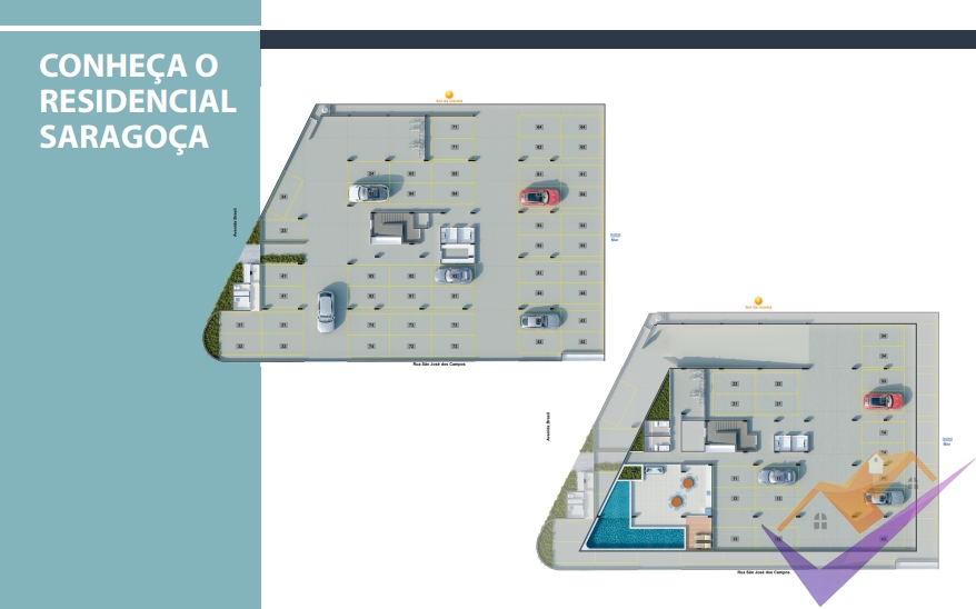Unidade promocional com 3 dormitórios, sendo 2 suítes. Residencial saragoça.