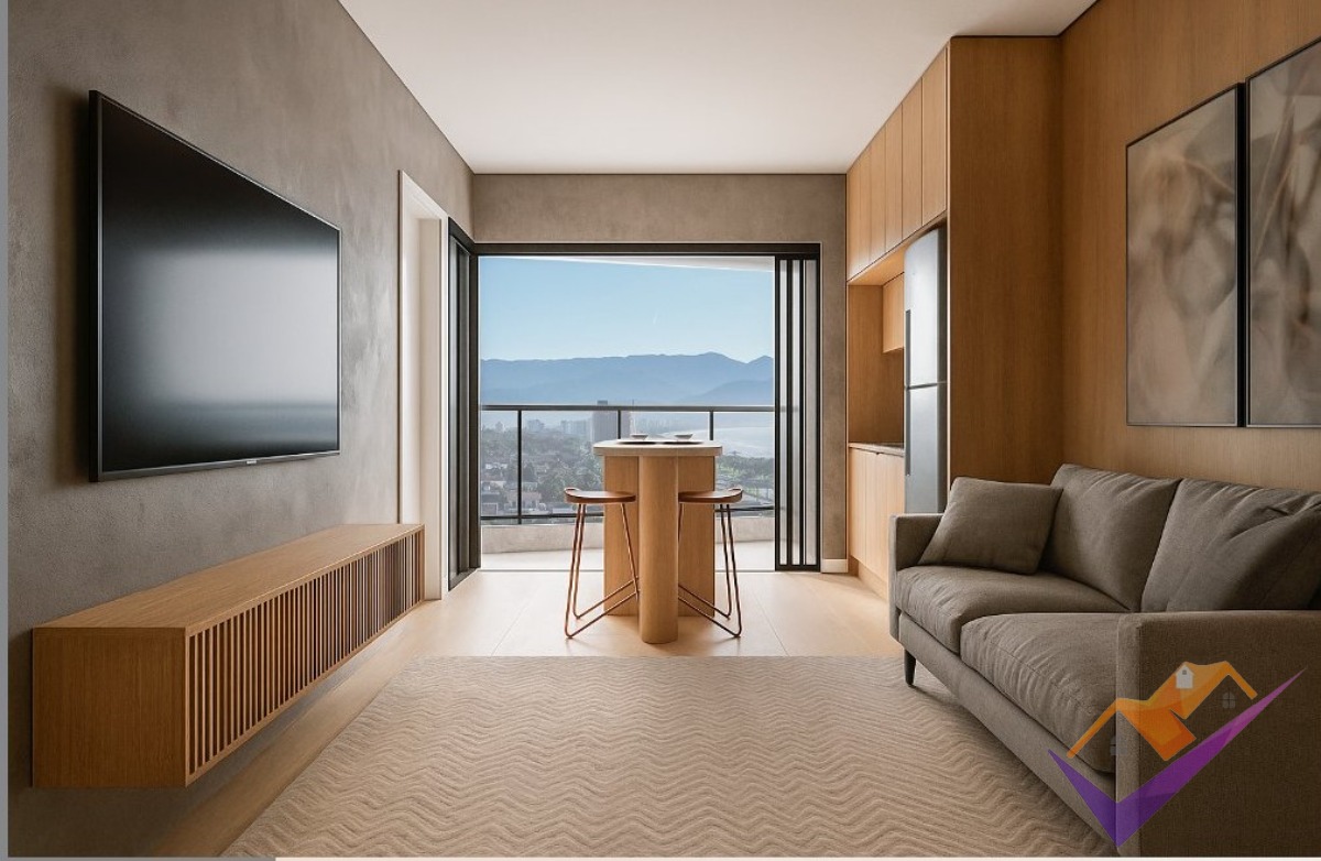 Bilbao, Pré Lançamento de 1, 2 e 3 dormitórios, Jardim Brtitânia, todos vista mar. Bilbao Residencial.